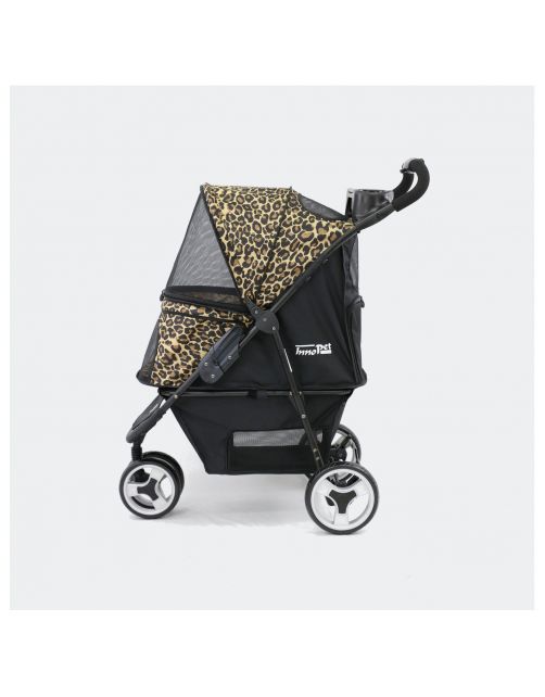 Innopet Honden Buggy Cheetah - Hondentrolley - 84x51x100 cm 7.1 kg Zwart Geel Bruin