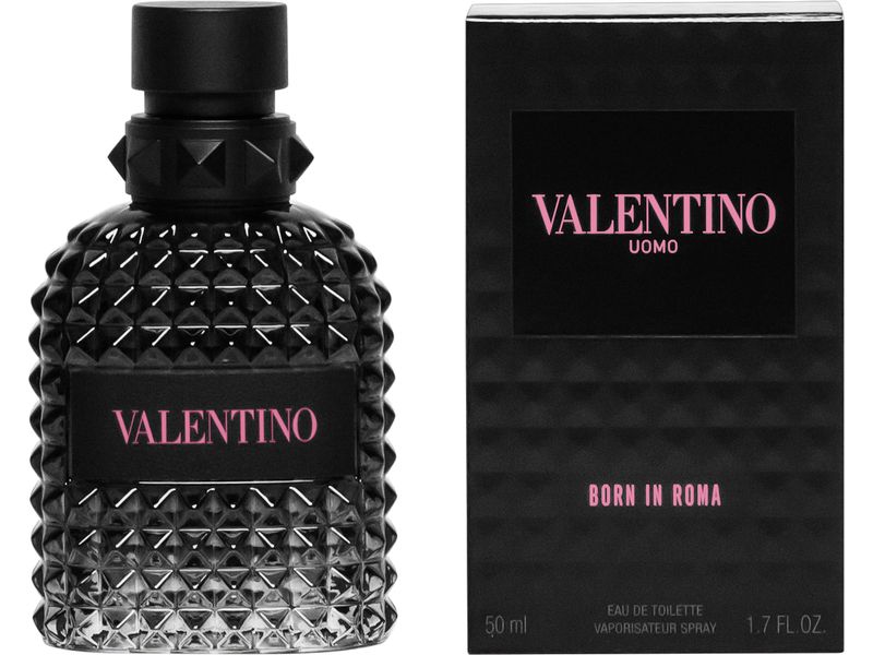 Valentino Eau de Toilette Uomo Born in Roma 50 ml Herrenduft mit verführerischer Raffinesse und holzig-frischer Männlichkeit