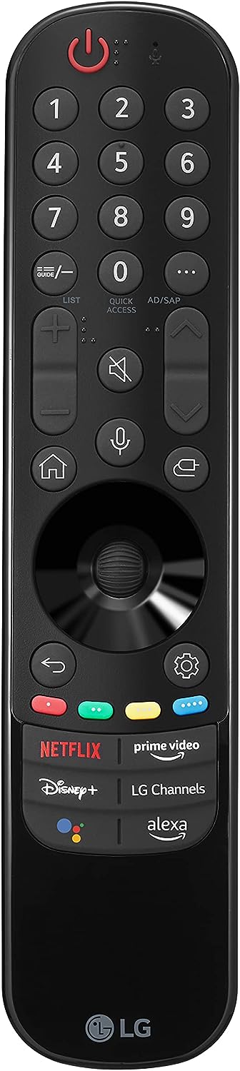 Smart TV LG Série C2 de 55 polegadas OLED evo OLED55C2PUA, 2022 - TV 4K com Inteligência Artificial, Alexa integrada, Prata Escuro