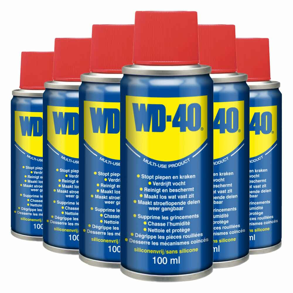 6x WD-40 Multi-Use Product Classic Multispray100 ml