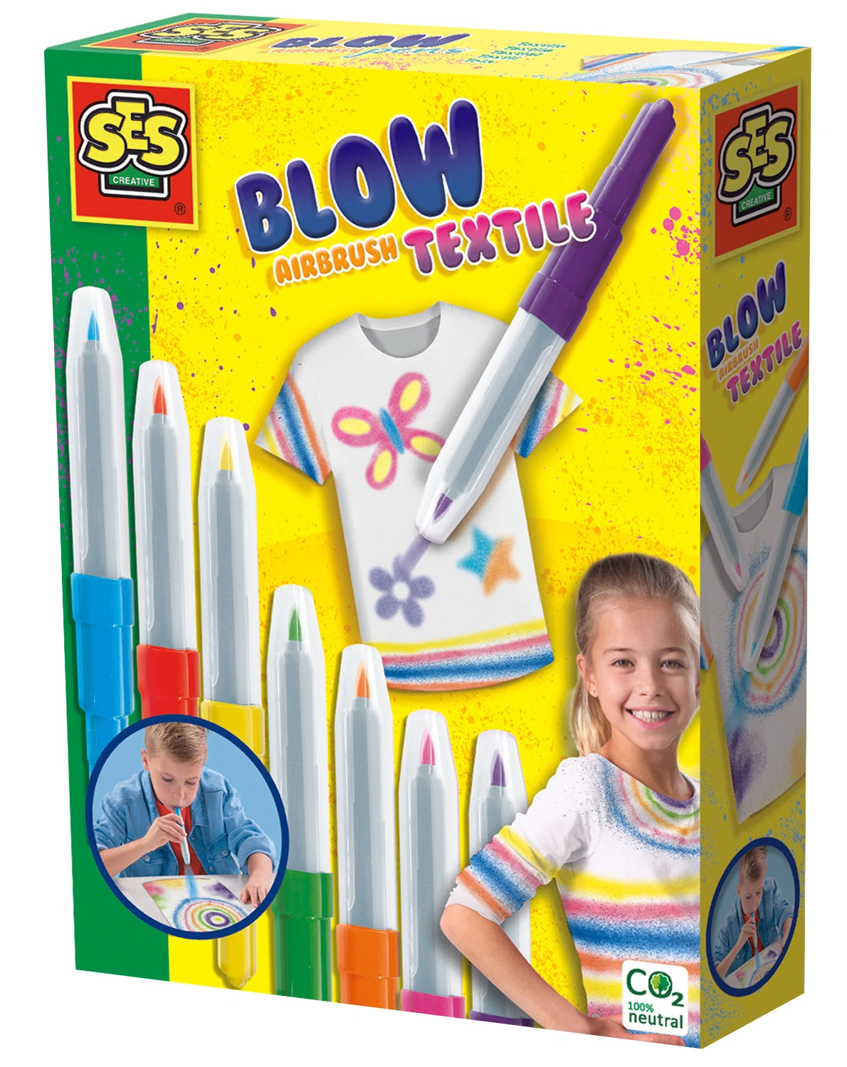 Textilstifte BLOW AIRBRUSH 7er-Set