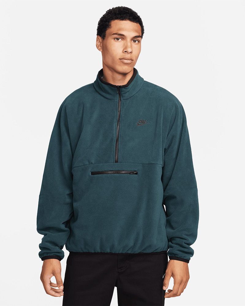 Haut 1/2 Zip Nike Sportswear Club Fleece Vert pour homme