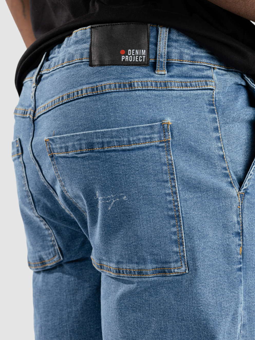 Denim Project Slouchy Jeans mid blue washed