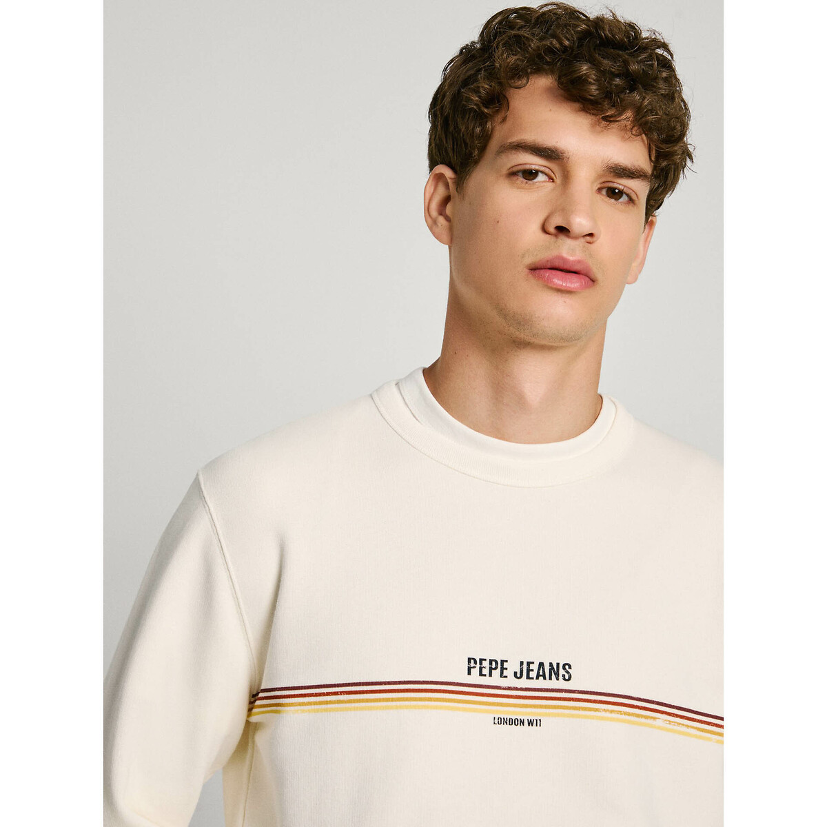 PEPE JEANS<br>Suéter com gola redonda e logo