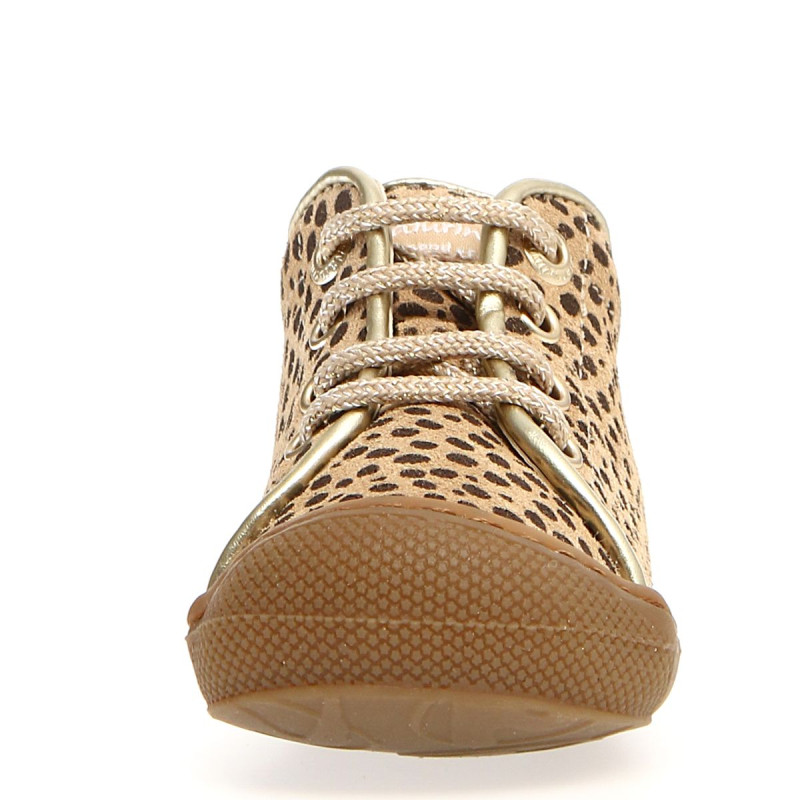 Naturino Naturino Cocoon Supersouple Sossi Lacets Leopard Or