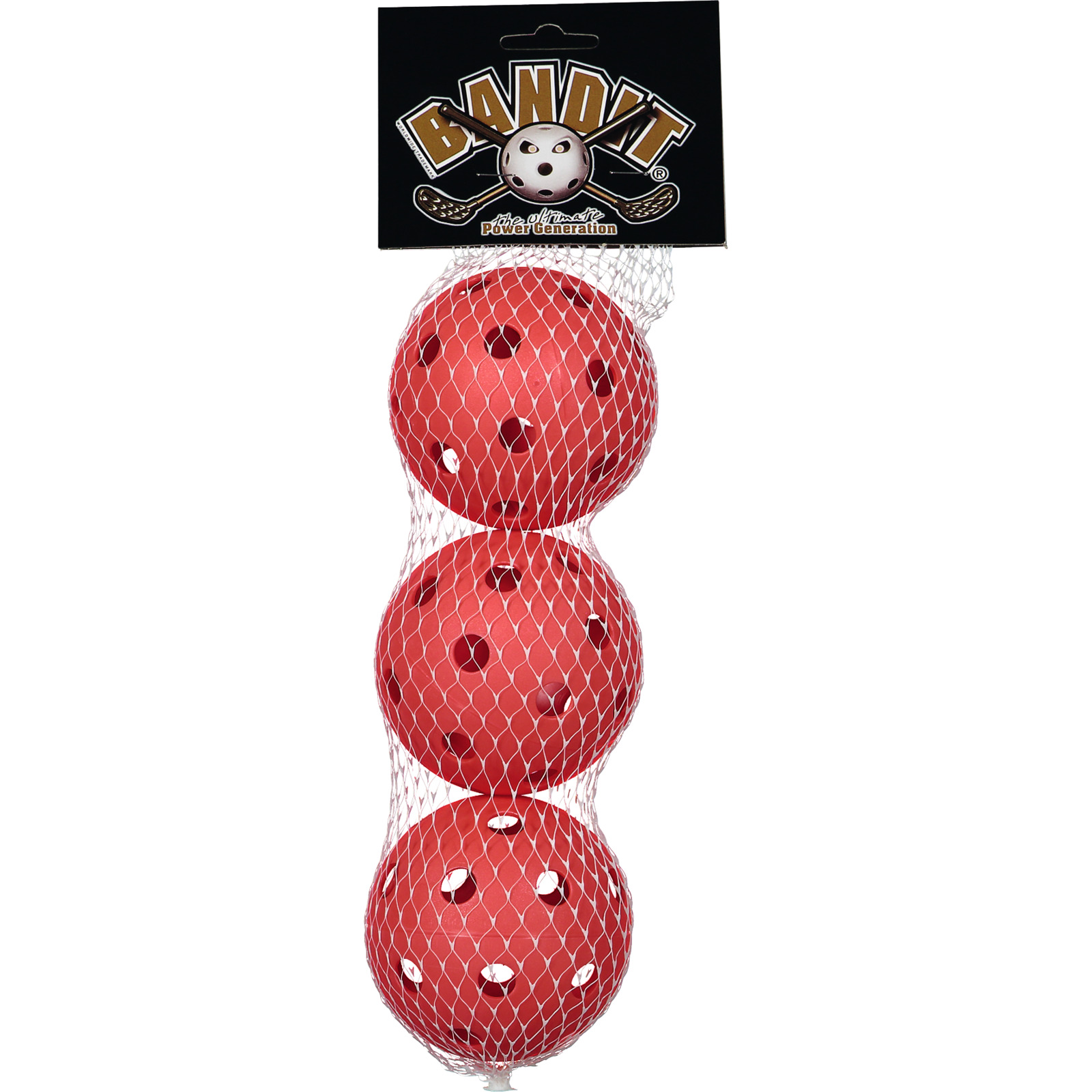 Eurostick Unihockeybälle 3er P. rot