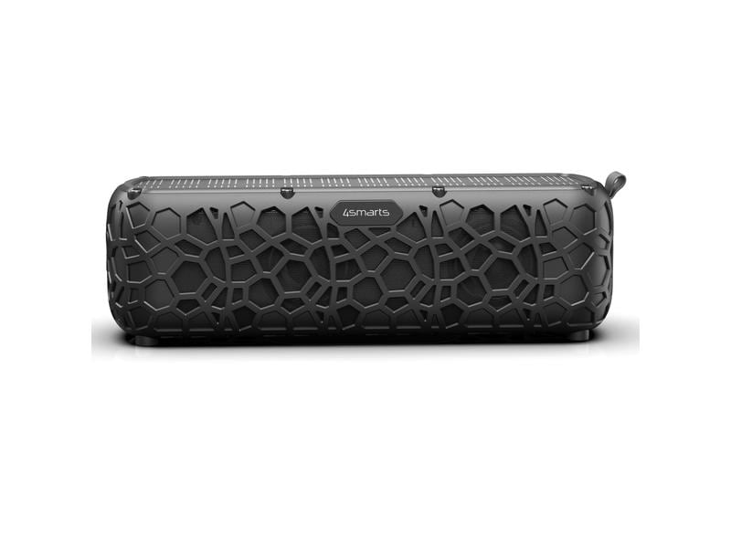 4smarts Bluetooth Speaker Endless Summer Schwarz Kabelloser Stereo-Lautsprecher mit IPX6-Schutz