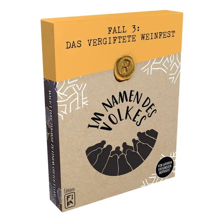 Asmodee Editions FIKA Im Namen des Volkes Fall 3: Das vergiftete Weinfest
