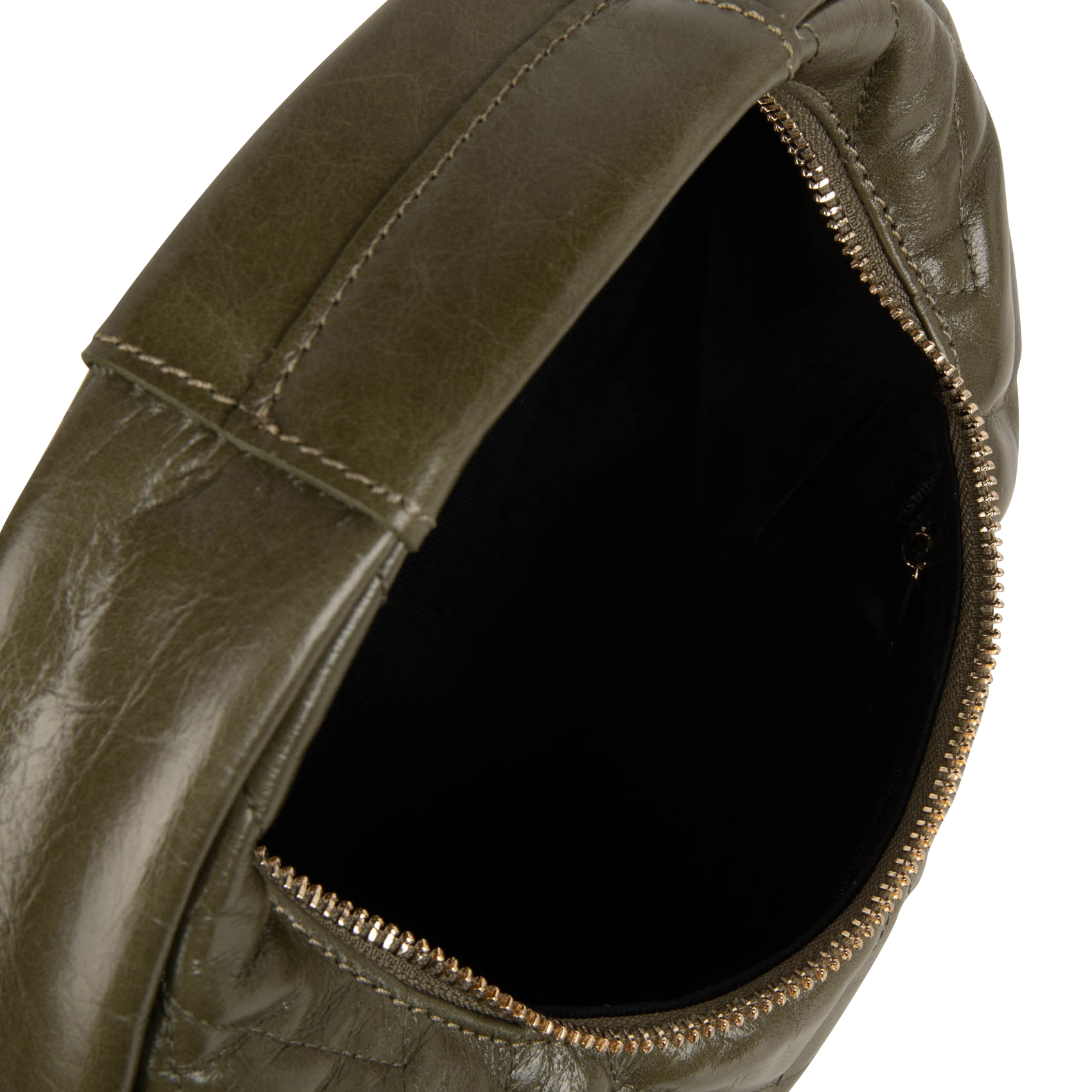ELISABETH - Sac à main en cuir matelassé | Kaki