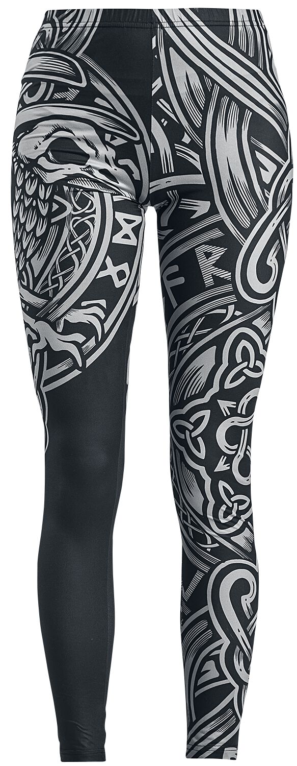 Leggings Noir Imprimé Celtique | Black Premium by EMP Legging