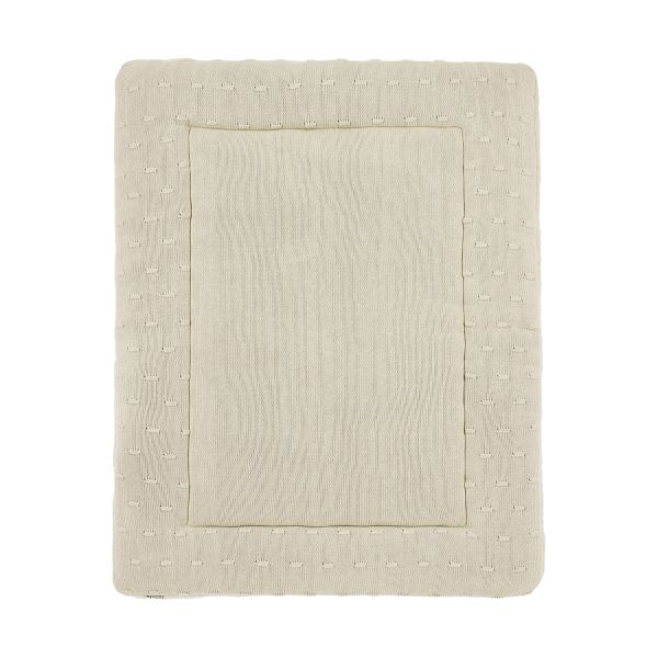 Meyco Baby Knots Boxkleed - 77 x 97 cm - Soft Sand