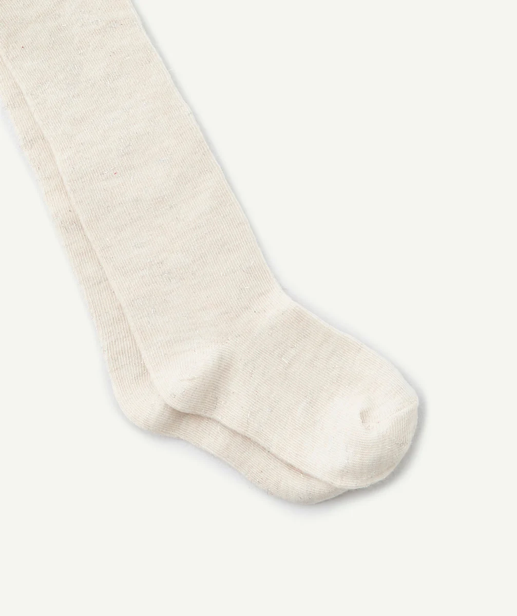 LES COLLANTS ÉCRUS EN TRICOT