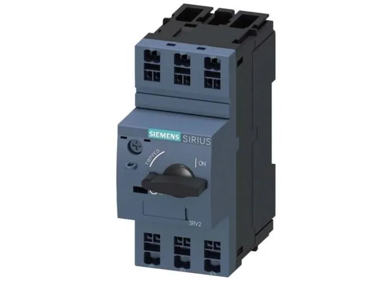 Siemens 3RV2411-1CA20 Effektafbryder 1 stk Indstillingsområde (strøm): 2.5 A (max) Koblingsspænding (max.): 690 V/AC (B x H x T) 45 x 106 x 97 mm