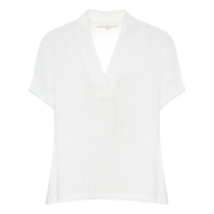 Xirena Top Avery Gaze de Coton | Blanc