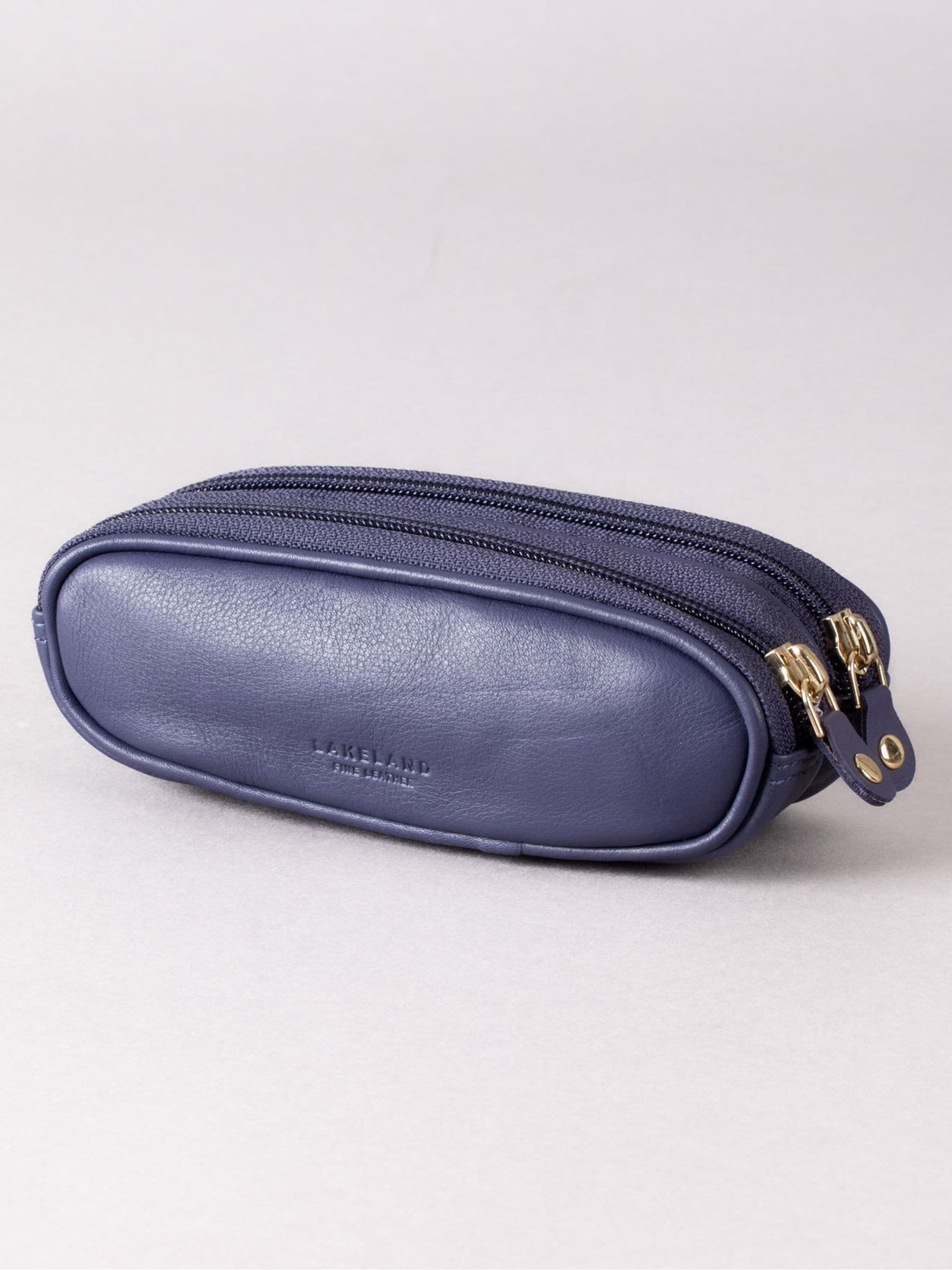 Paars - Lakeland Leather dubbele brillenkoker