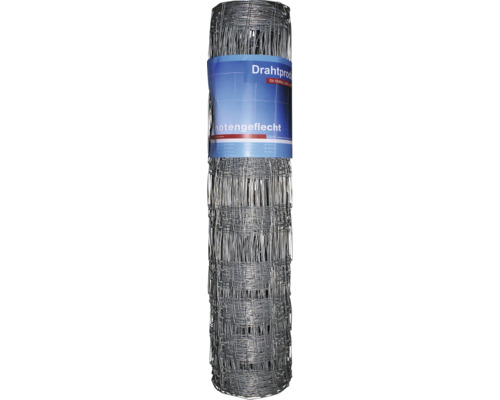 Geknoopt gaas 130/18/15 50 x 1,3 m verzinkt