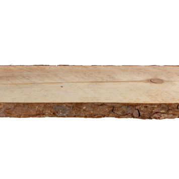 Schaaldeel blank dennen hout 2 x 15/25 x 240 cm