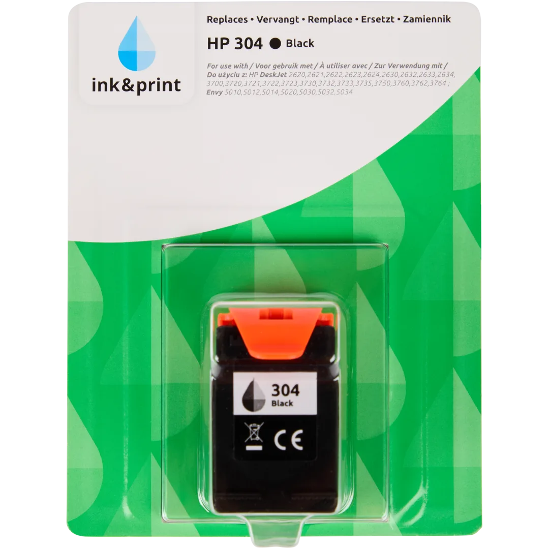 Ink & Print inktcartridge HP 304 Zwart