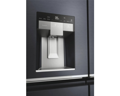 HAIER HCR7918EIMB Multi Door koel-vriescombinatie, BxHxD 90,5 x 177,75 x 73,8 cm, koelvak 323 l, vriesvak 278 l, zwart