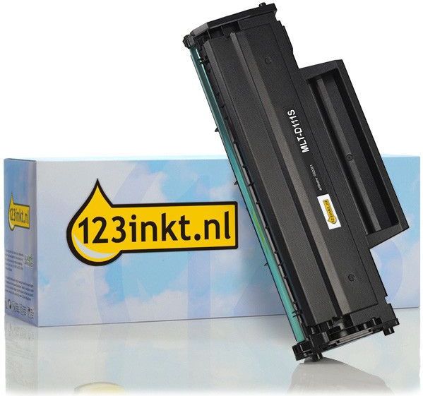 123inkt huismerk vervangt Samsung MLT-D111S (SU810A) toner zwart