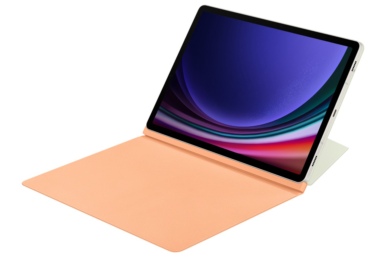 Galaxy Tab S10 Lite / S10 FE / Tab S9 FE / S9 Book Cover Tasche   S-Pen Halterung (EF-BX710POEGWW) - Orange