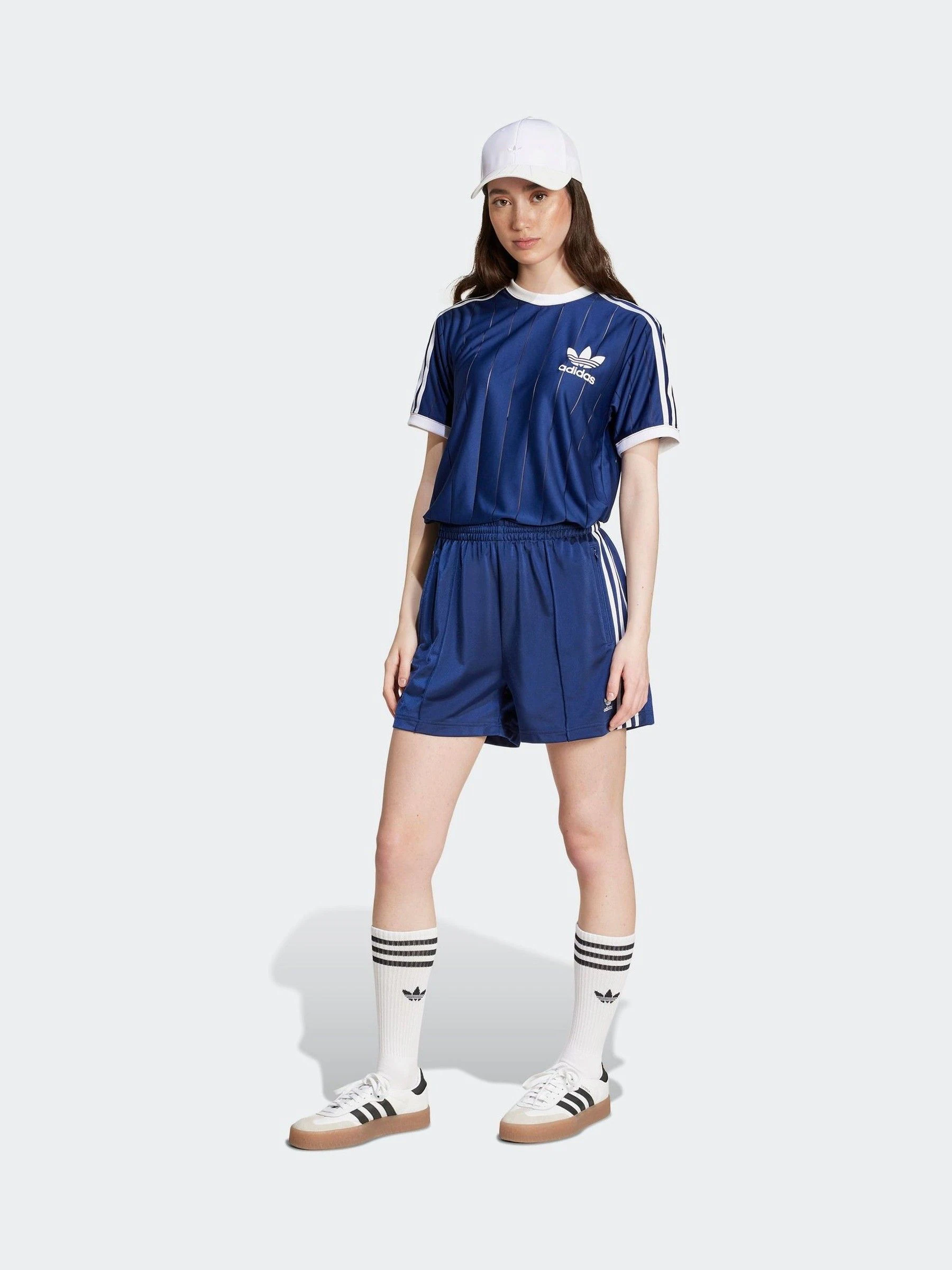 Donkerblauw - Adidas Original Firebird shorts