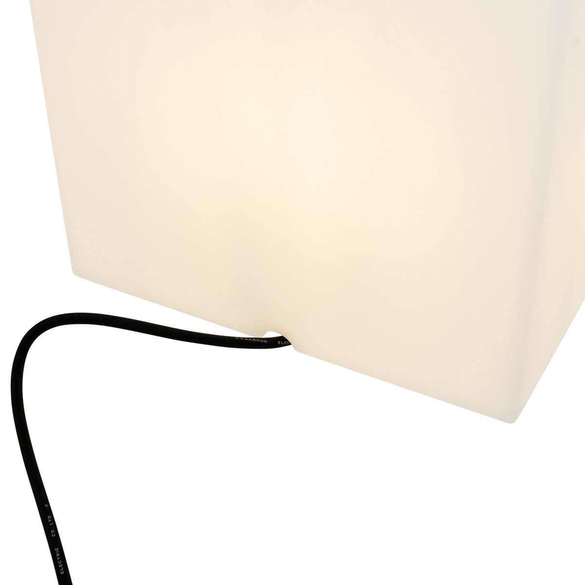 Set van 2 buiten vloerlampen wit 30 en 38 cm vierkant IP44 - Nura