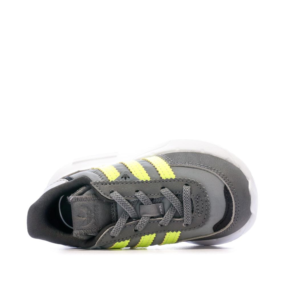 Adidas Basket Grise Garçon bébé Adidas Retropy F2 El I