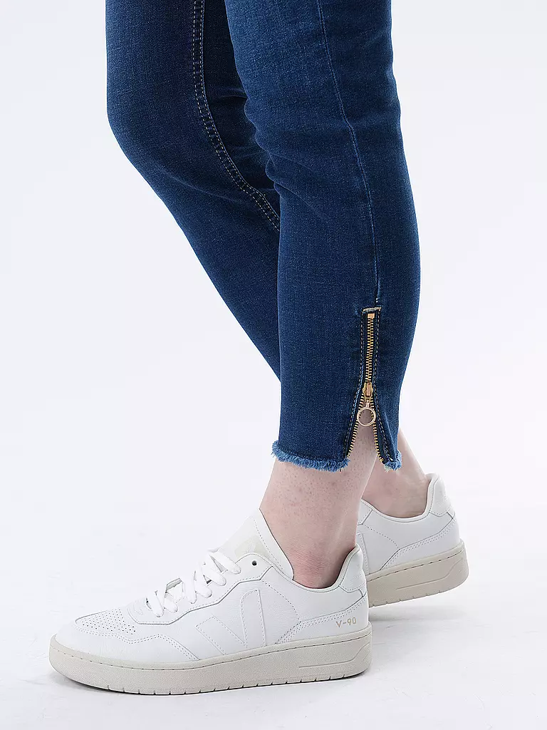 MAC Jeans Slim Fit RICH SLIM 7/8 dunkelblau