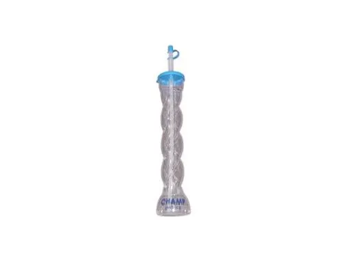 Refill bæger m/låg og sugerør 0.5 ltr til Slush-ice/ saft (karton m/120 stk.)