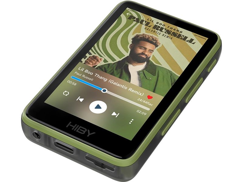 HiBy HiRes-Player R1 Grün Hochauflösender Musikplayer mit Bluetooth und WiFi