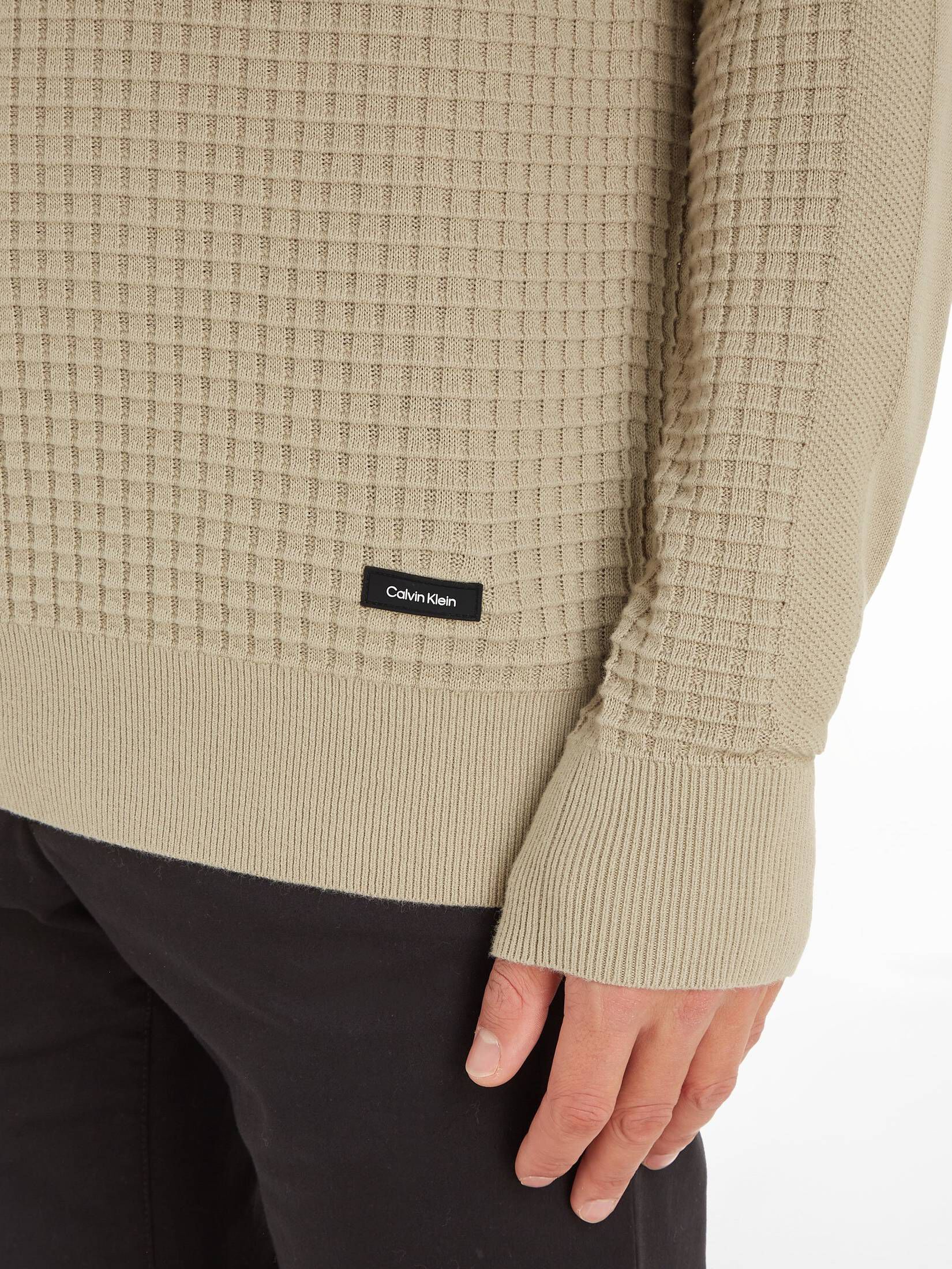 CALVIN KLEIN| Herren Strickpullover MIX CN SWEATER