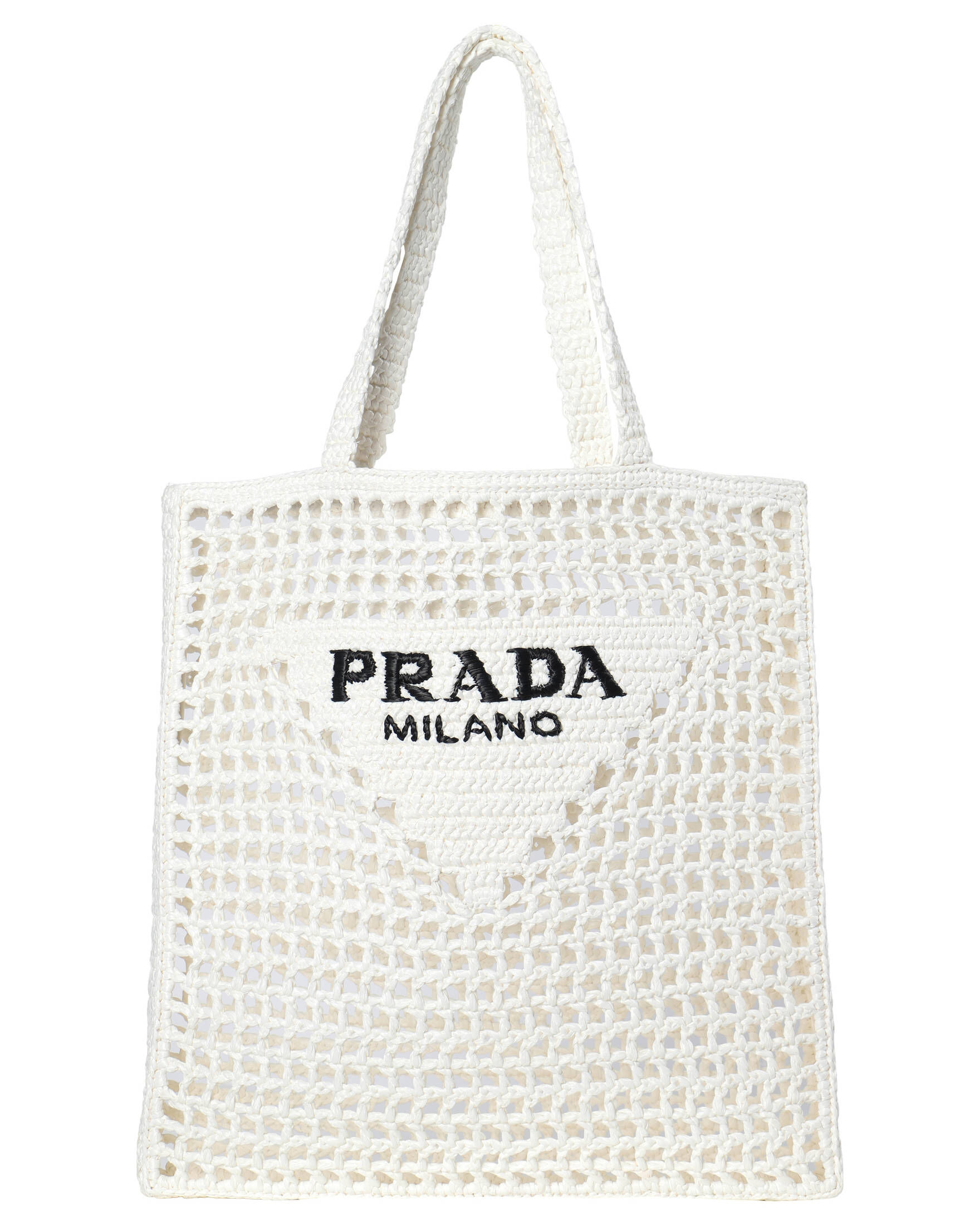 Prada| Damen Strandtasche RAFFIA TOTE