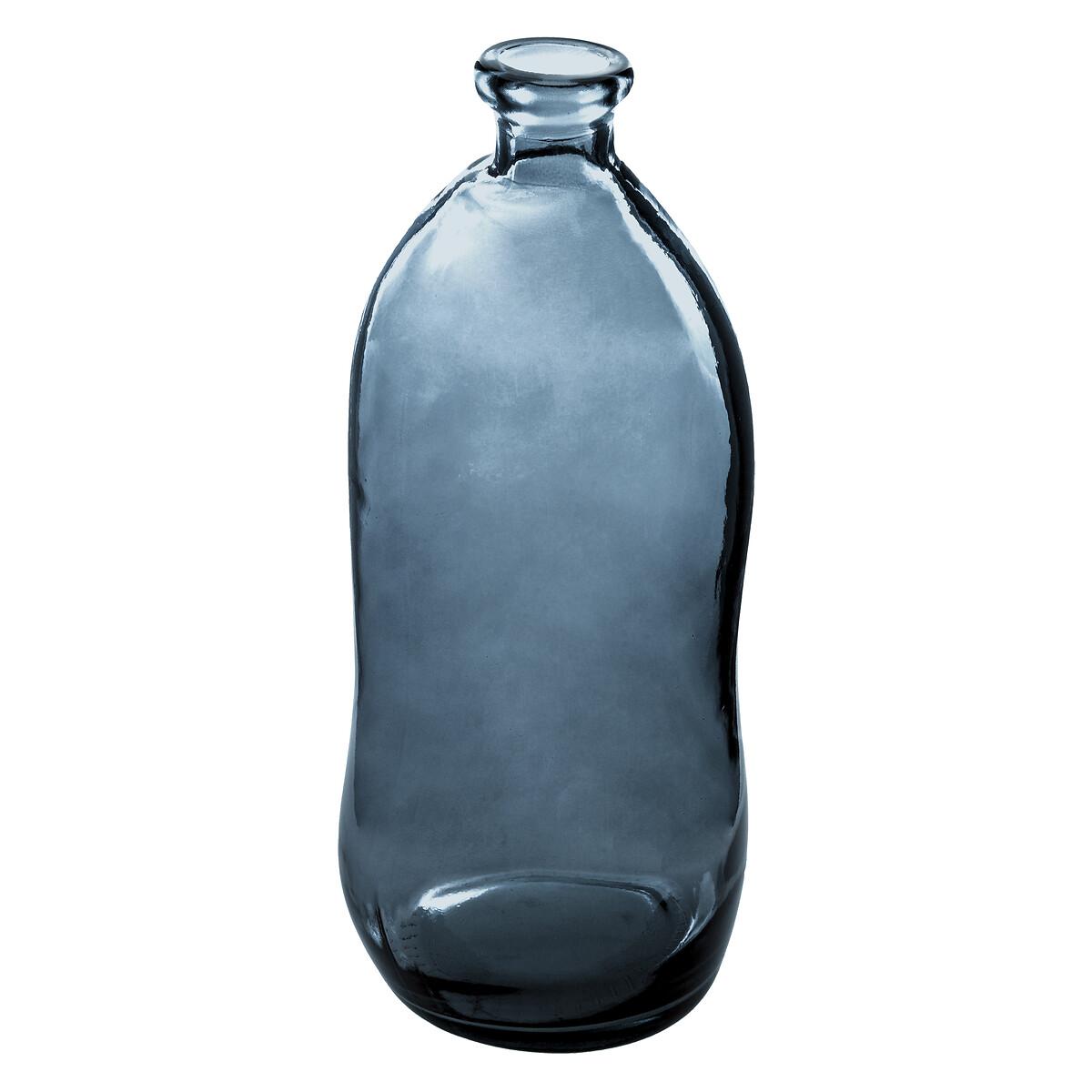 VASE BOUTEILLE VERRE RECYCLE ORAGE H.73CM