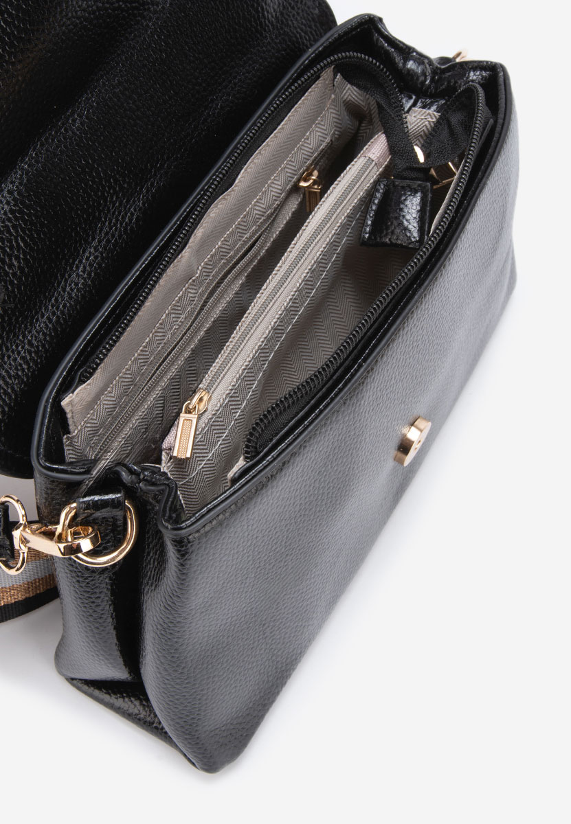 Sac bandoulière femme noire Softly