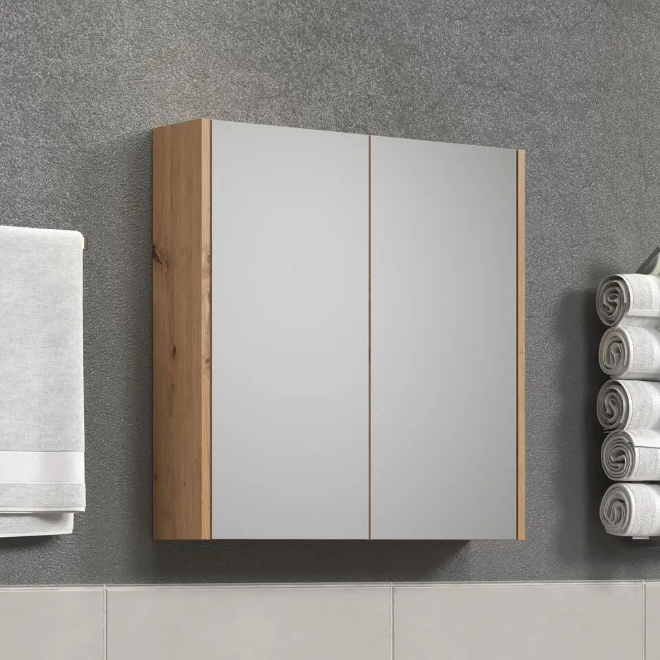 Hioshop Touch spiegelkast eik decor
