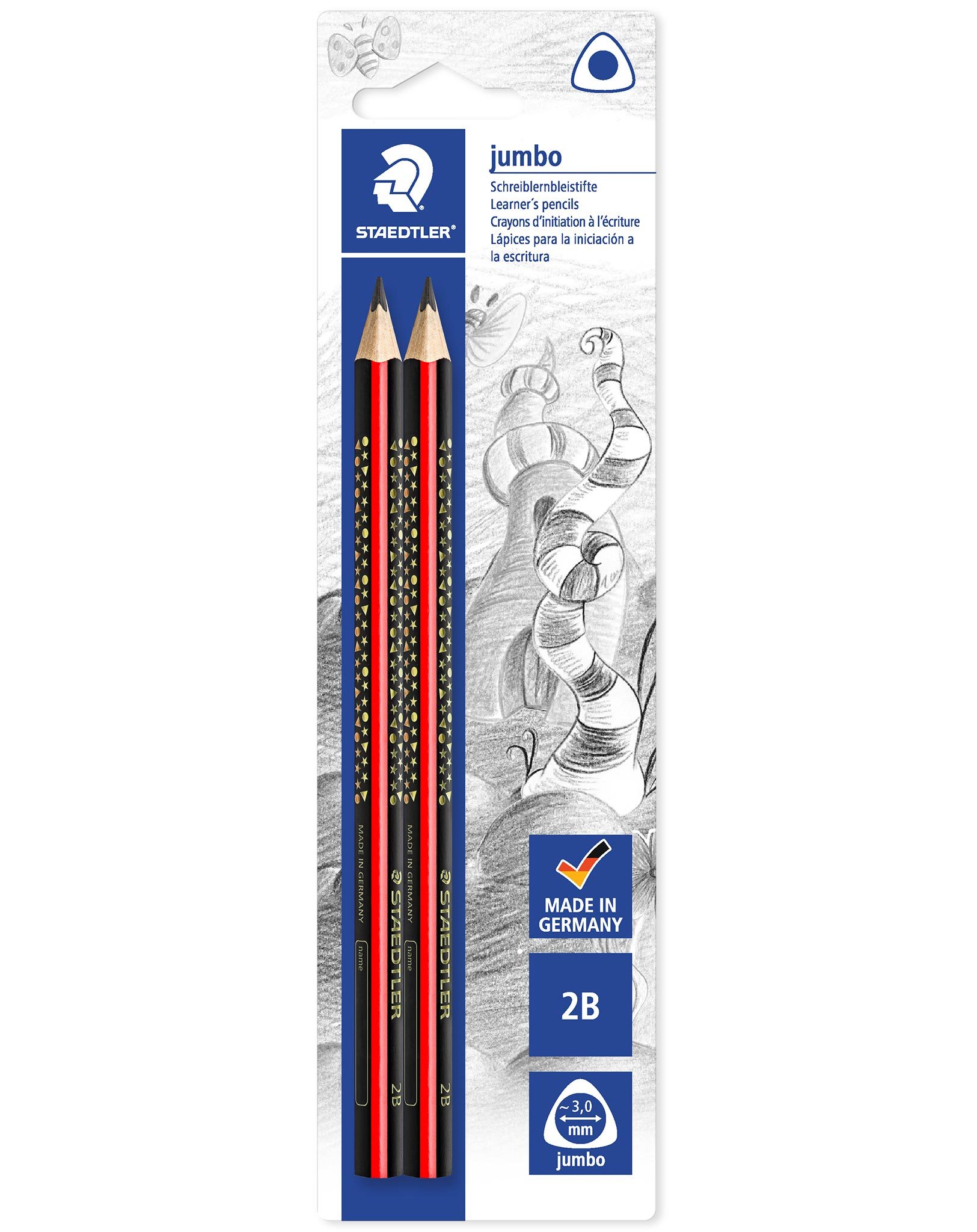 1285 1BK2 Bleistift jumbo 2er-Pack