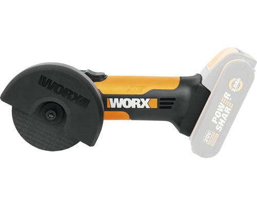 WORX CHOPPER 20V 76mm snoerloze mini haakse slijper WX801.9 + GRATIS bonusartikel: 20V accu WA3644 (4,0Ah)