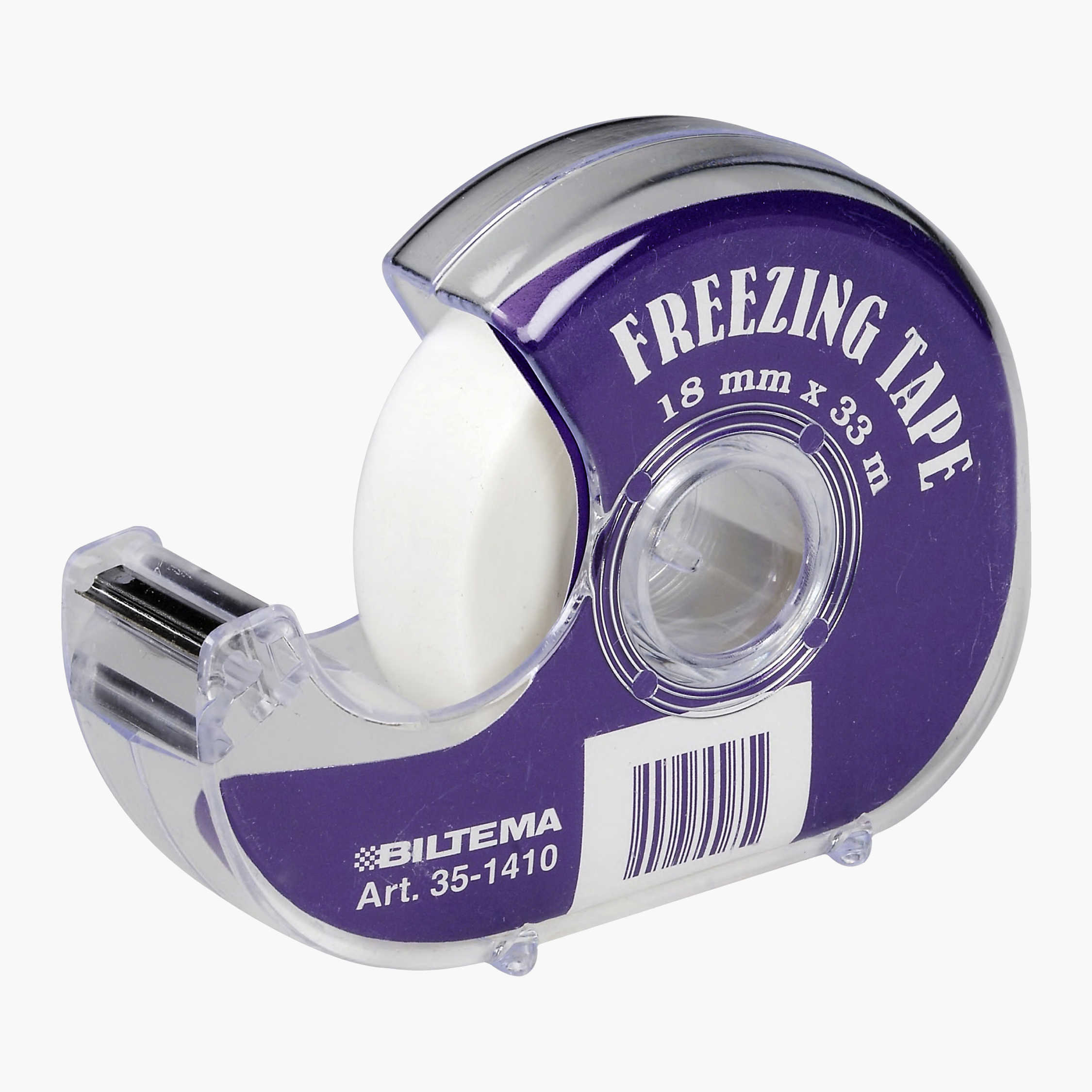Fryse- og skrivetape i holder