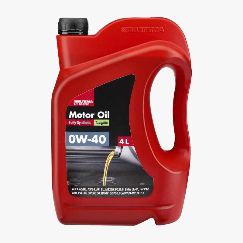 Helsyntetisk motorolje 0W-40, 1 liter