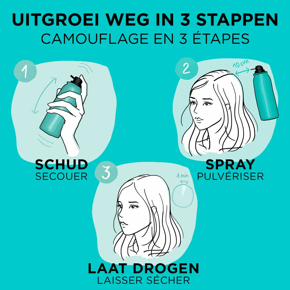L'Oréal Magic Retouch Uitgroeispray Donkerblond75 ml
