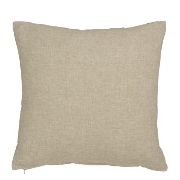 Kussen print streep taupe 45 x 45 cm