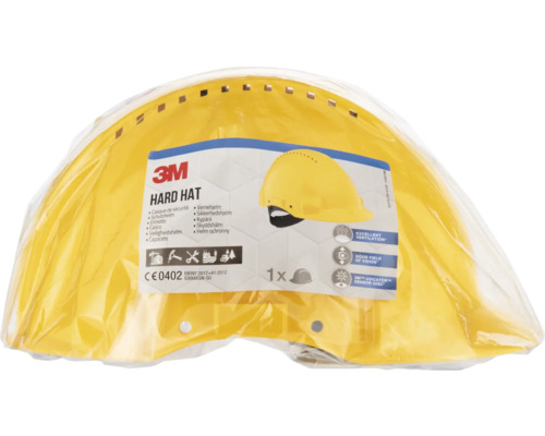 3M™ beschermende helm, geel, Uvicator, G3000CUVYPRO1