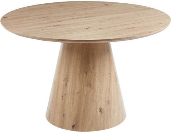 Tafel - Tigo - Rond - Oude Eik - MDF - Diameter 120 cm
