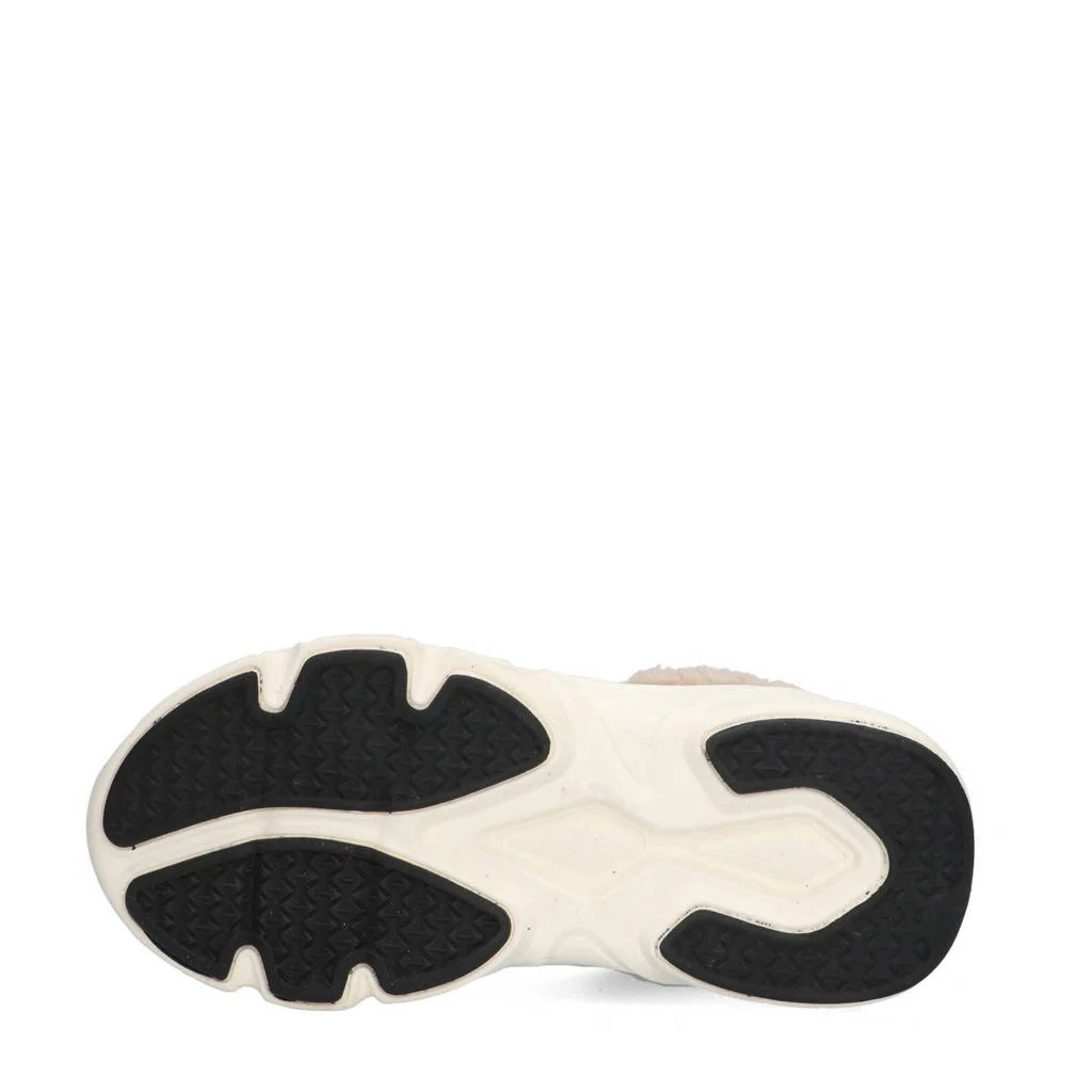 Braqeez Fenna Foamchunky suède sneakers taupe