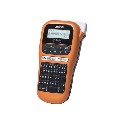 Brother P-Touch PT-E110VP - imprimante d'étiquettes monochrome - impression par transfert thermique