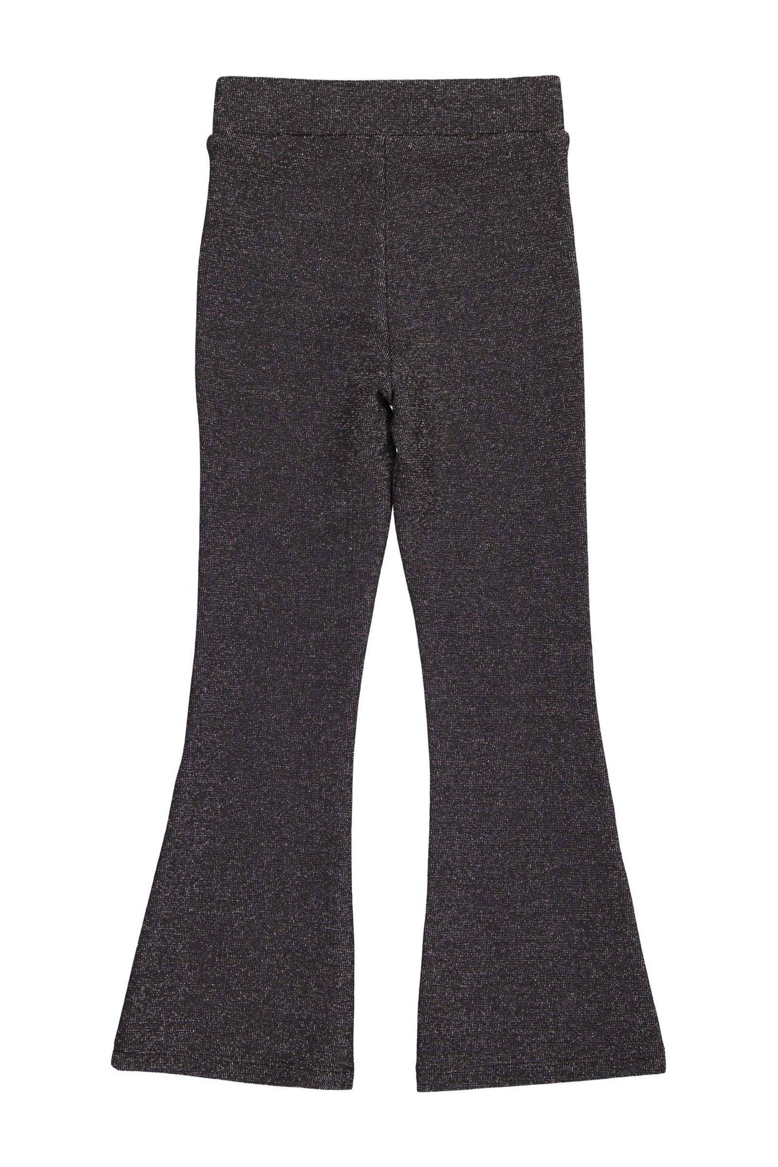 Quapi regular fit broek DJAZZY zwart/zilver
