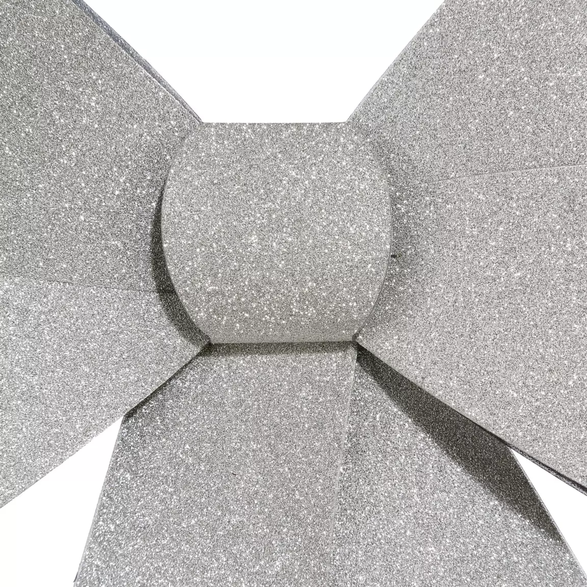 Grand nœud (H30 cm) Alaska Argent