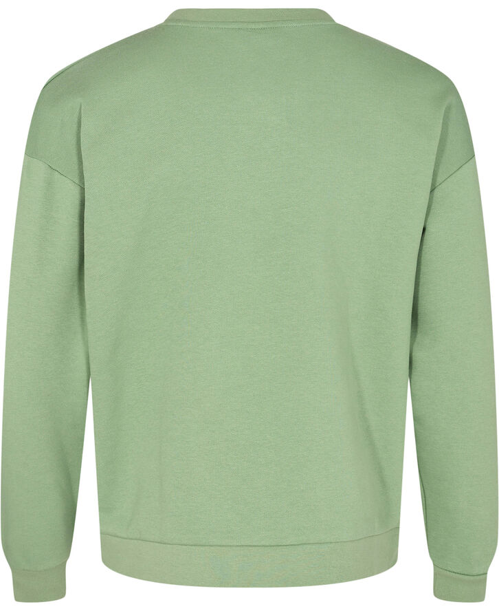 H2O BASE WOMAN SWEAT O'NECK Sea grass