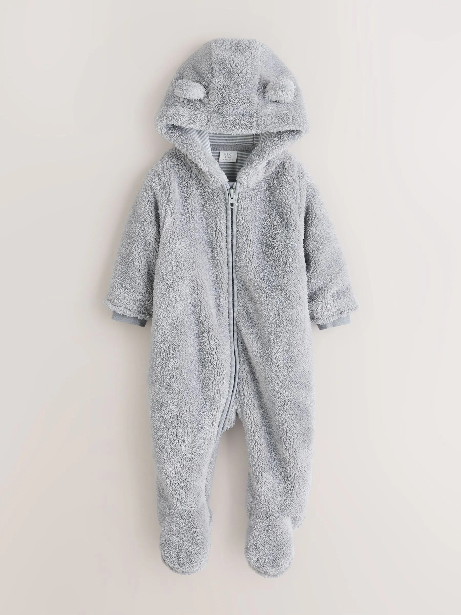 Grijs - Fleece babypakje